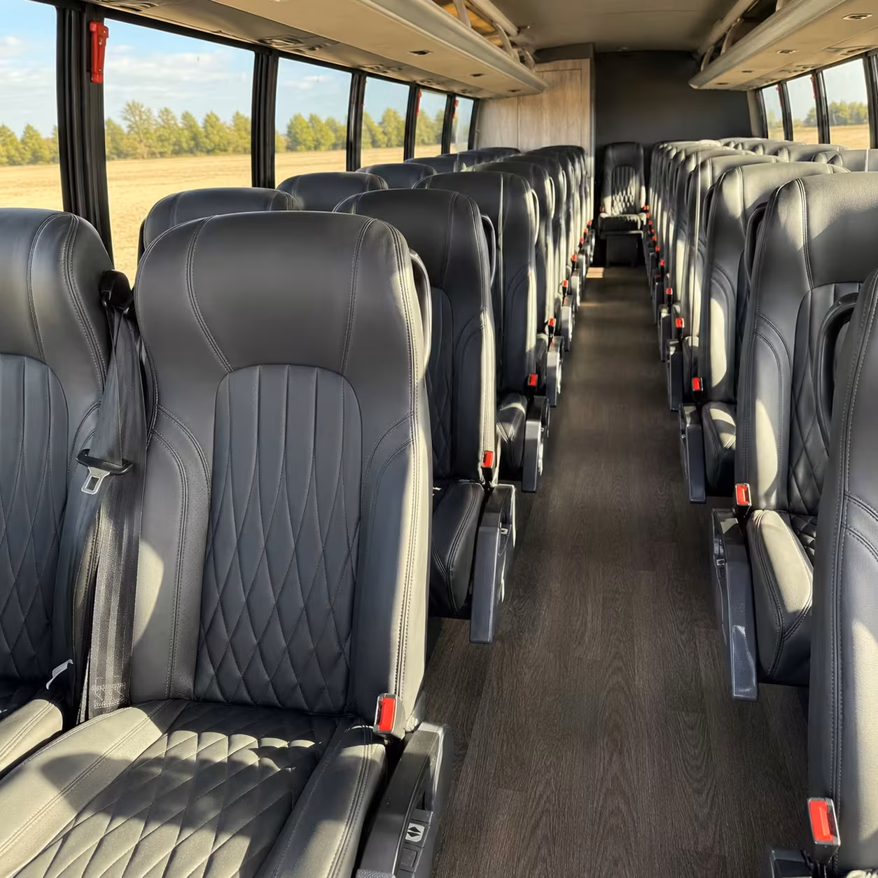 30 passenger minibus interior