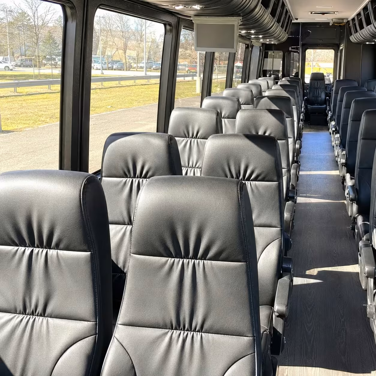 35 passenger minibus inside