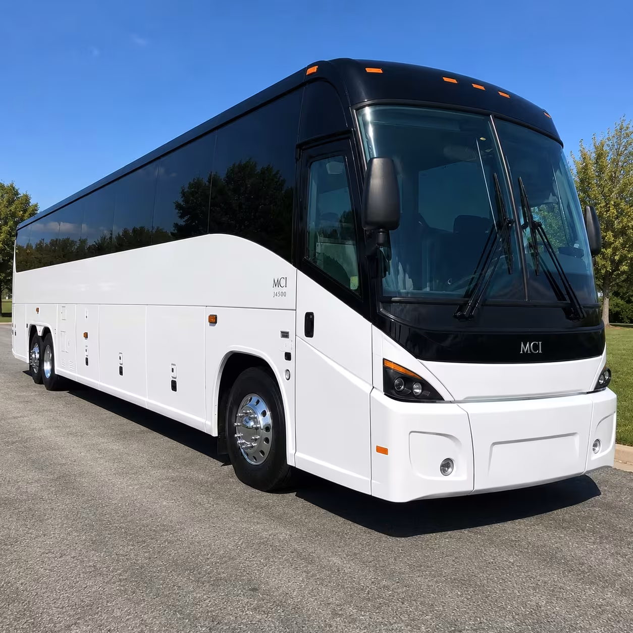 56 passenger charter bus