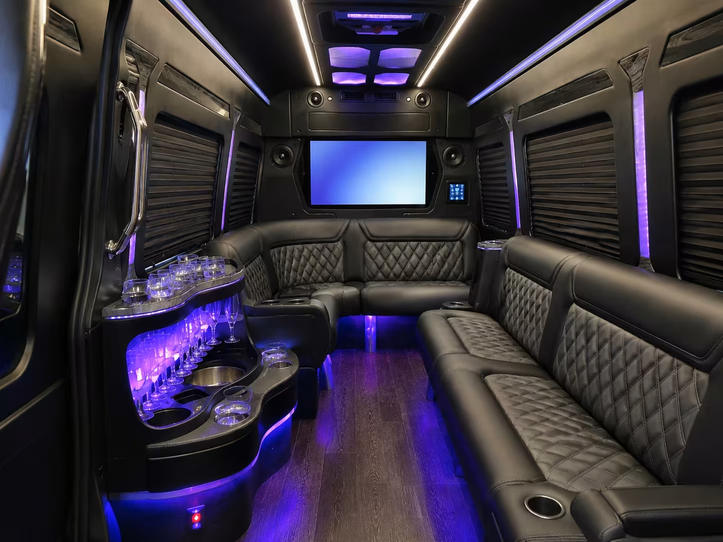 bus rental options for north las vegas trips
