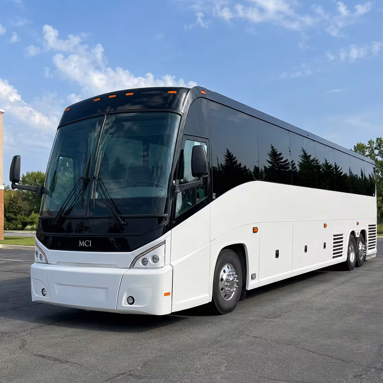 north las vegas charter bus rental exterior