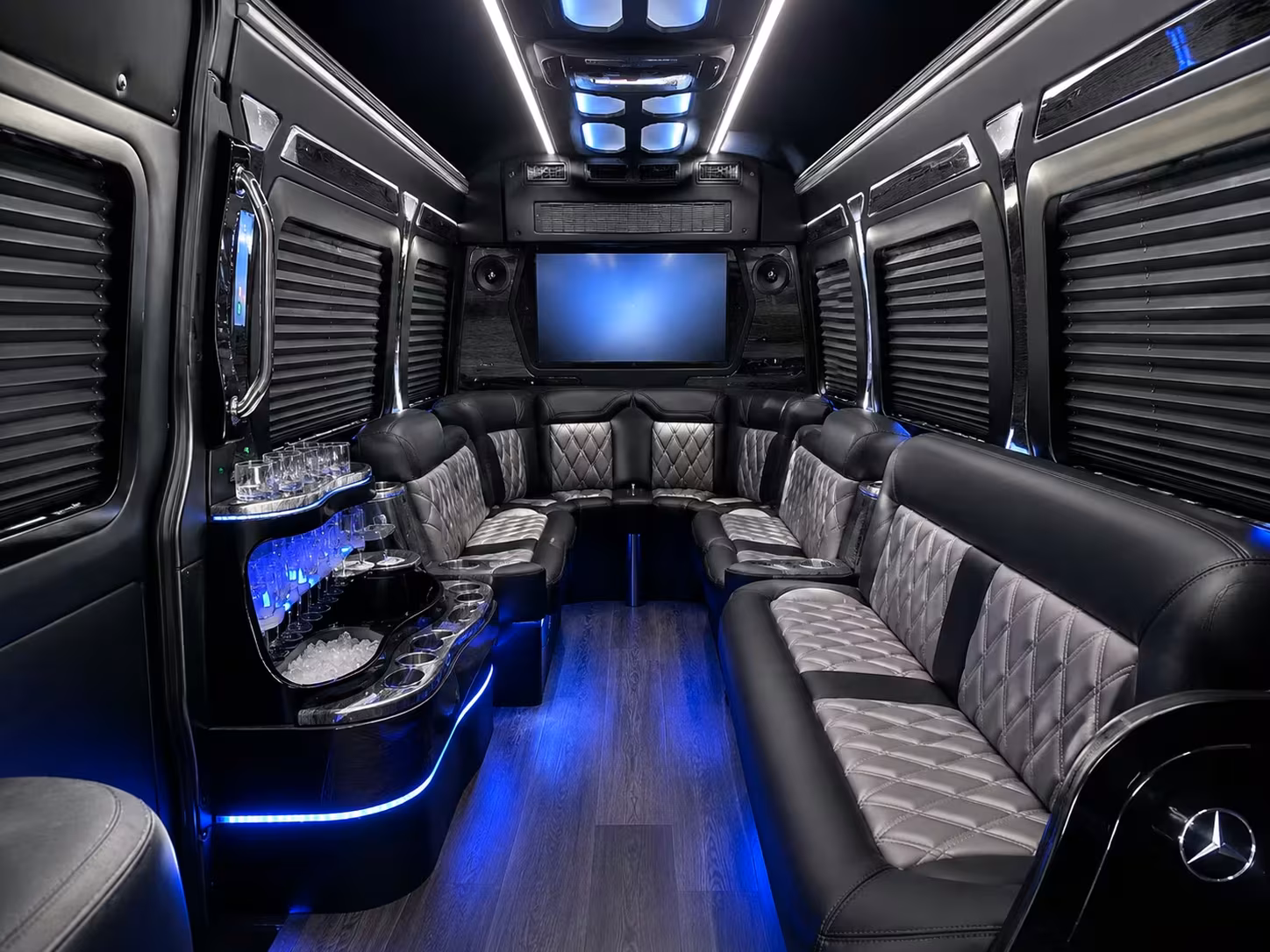 north las vegas charter bus rentals for convention airport transfers