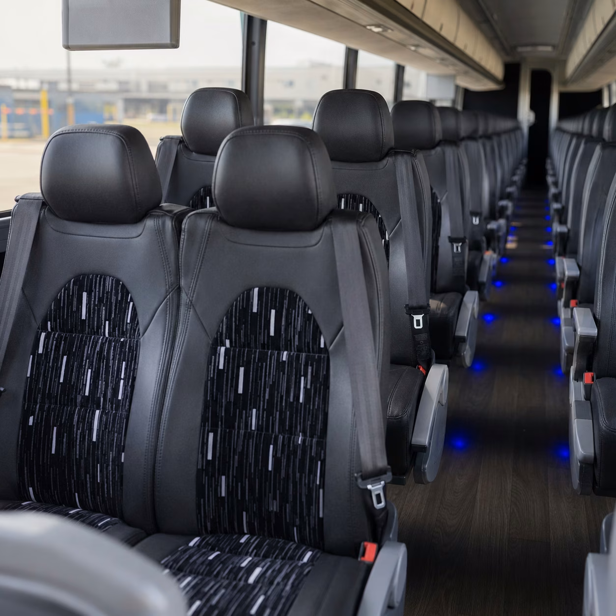 north las vegas charter buses to mgm grand garden arena