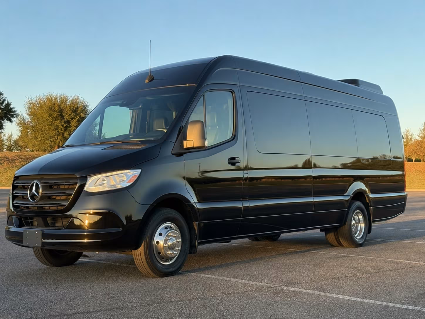sprinter van with driver